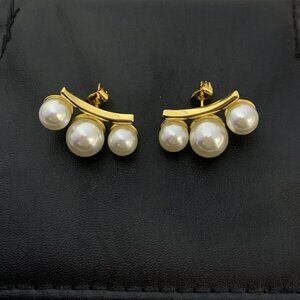 Celine Earrings with Pearls